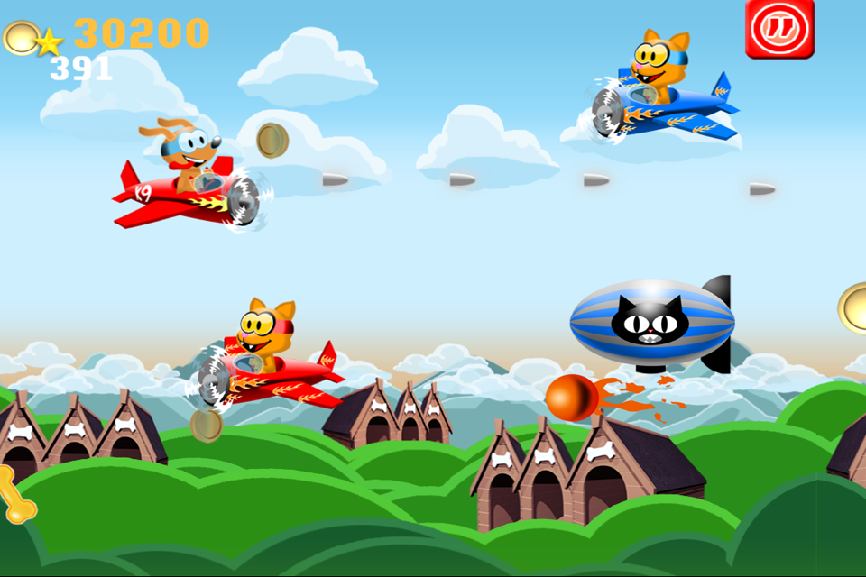 A Dog Race Vs. Ninja Temple Cats - Free Racing Game